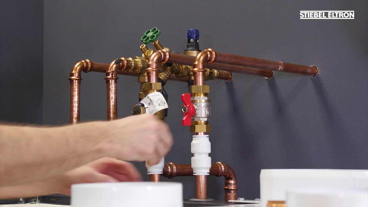 Zapojení integrální větrací jednotky s rekuperací LWZ CS 8 Premium - STIEBEL ELTRON