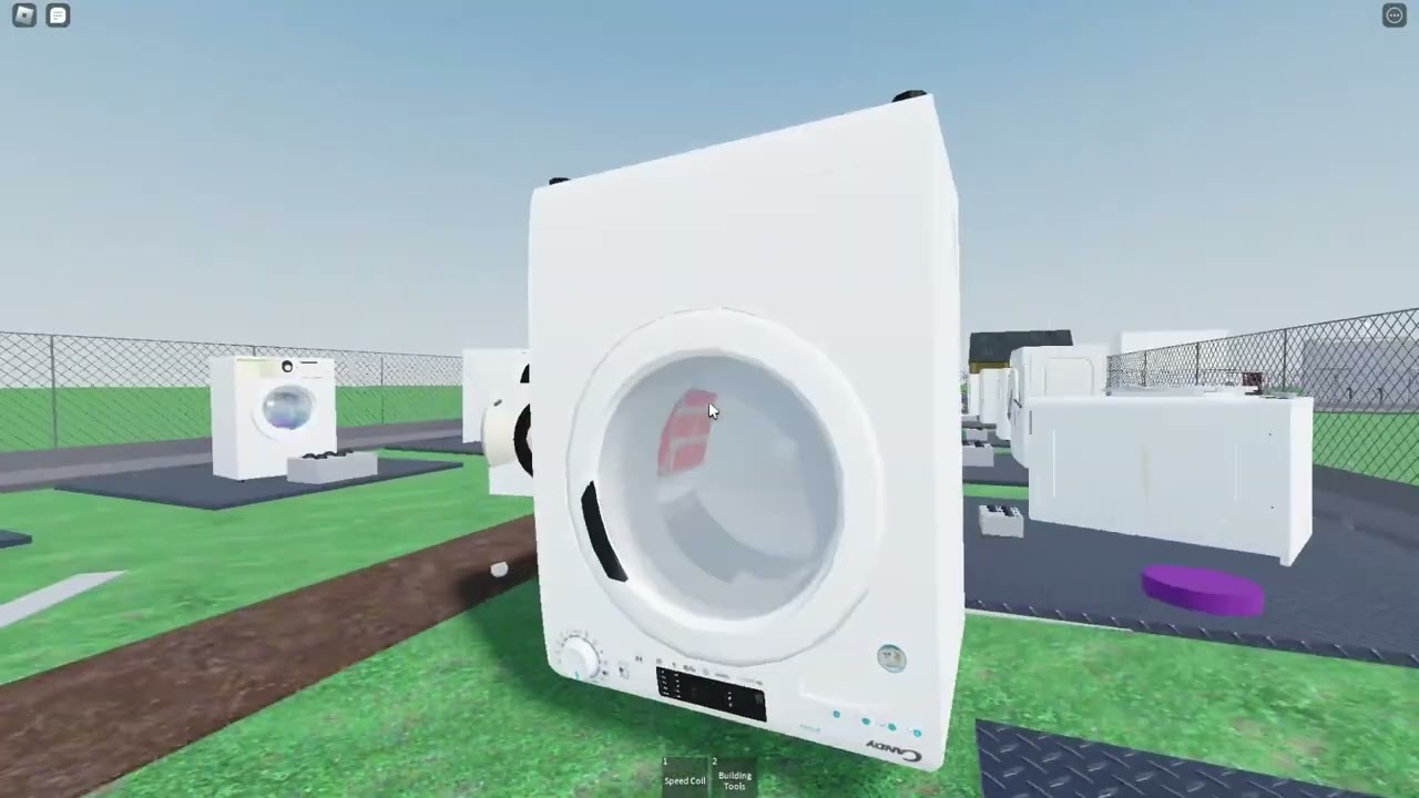 Огромная подборка разрушений стиральной машины в Roblox — С НОВЫМ ГОДОМ!