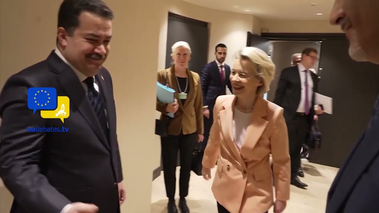 Von der Leyen debates with PM of Iraq Mohamed Shia Al Sudani after Iranian missile strikes in Erbil
