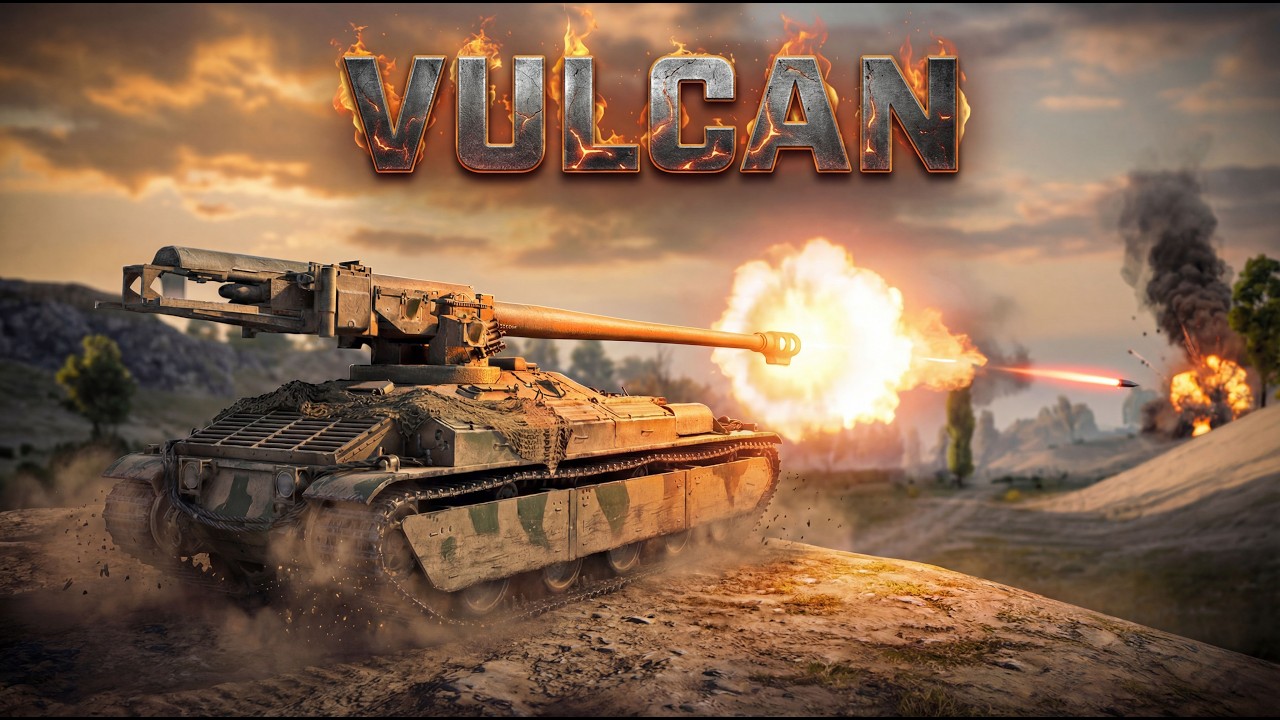 Vulcan - необычный танк; цель: 5000 среднего