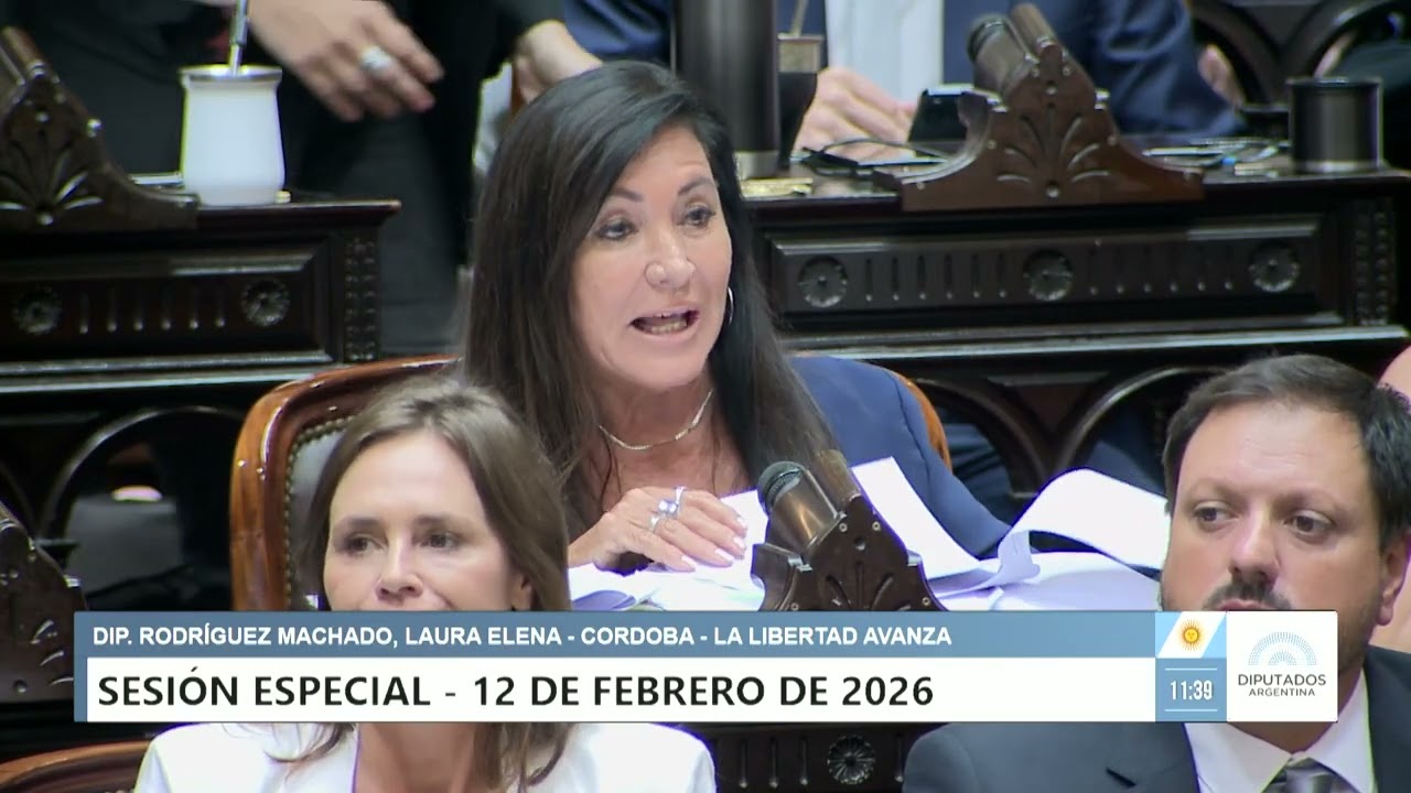 Diputada Rodríguez Machado, Laura Elena - LLA - Sesión 12-02-2026 - PL