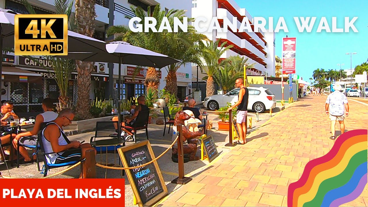 Gran Canaria Playa del Ingles Yumbo Shopping Centre to Sol Barbacan 🔴 September 6, 2021