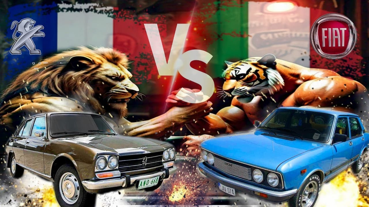 اساطير الزمن الجميل بيجو 504 VS فيات 132 في تقرير واحد