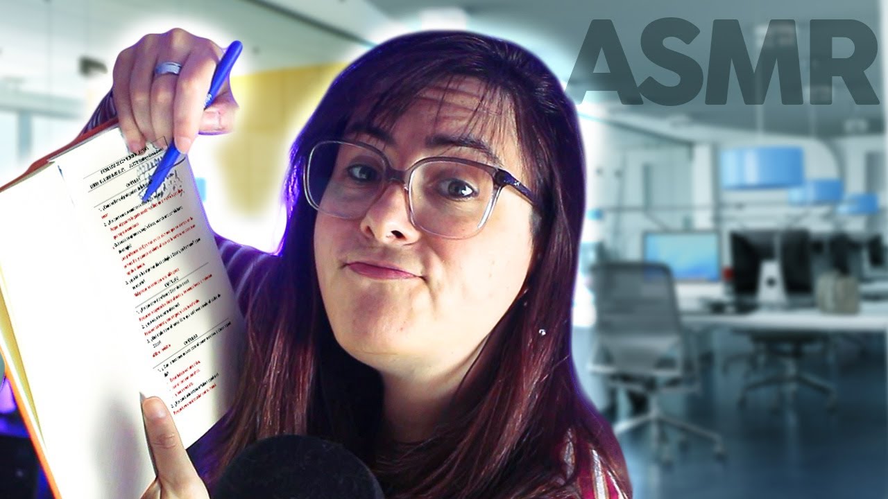 ASMR Roleplay Entrevista RARA con Preguntas ABSURDAS | Zeiko ASMR