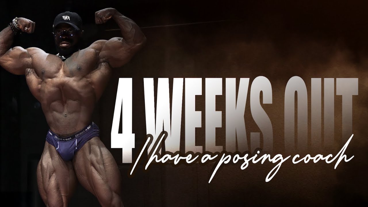 4 WEEKS OUT | Posing tweaks & Full day of eating | VLOG005 | Terrence Ruffin x Ruff Diesel