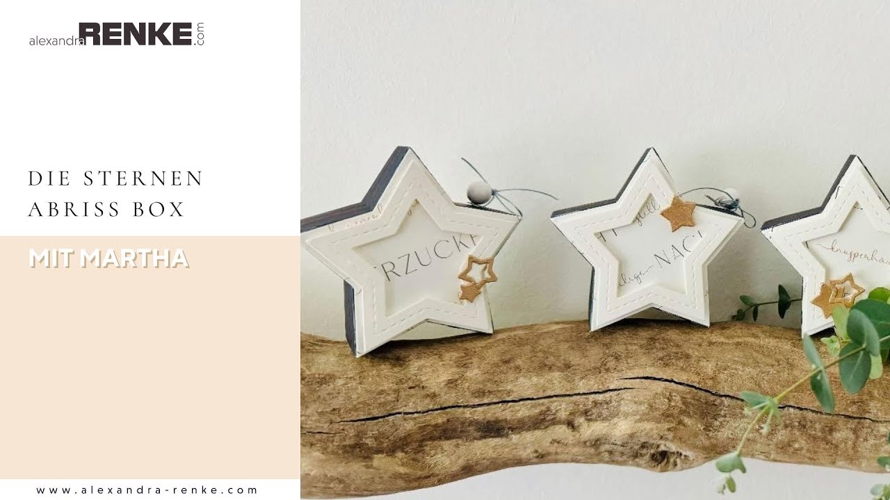 Die neue Sternen Abriss Box mit Martha