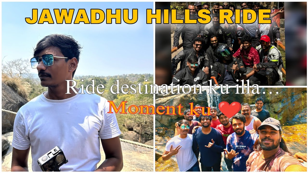 Chennai to Bheemana Falls Group Ride | Jawadhu Hills Vlog