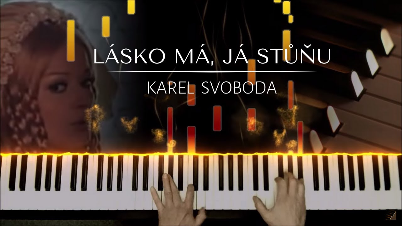 Karel Svoboda - Lásko má, já stůňu + noty pro klavír