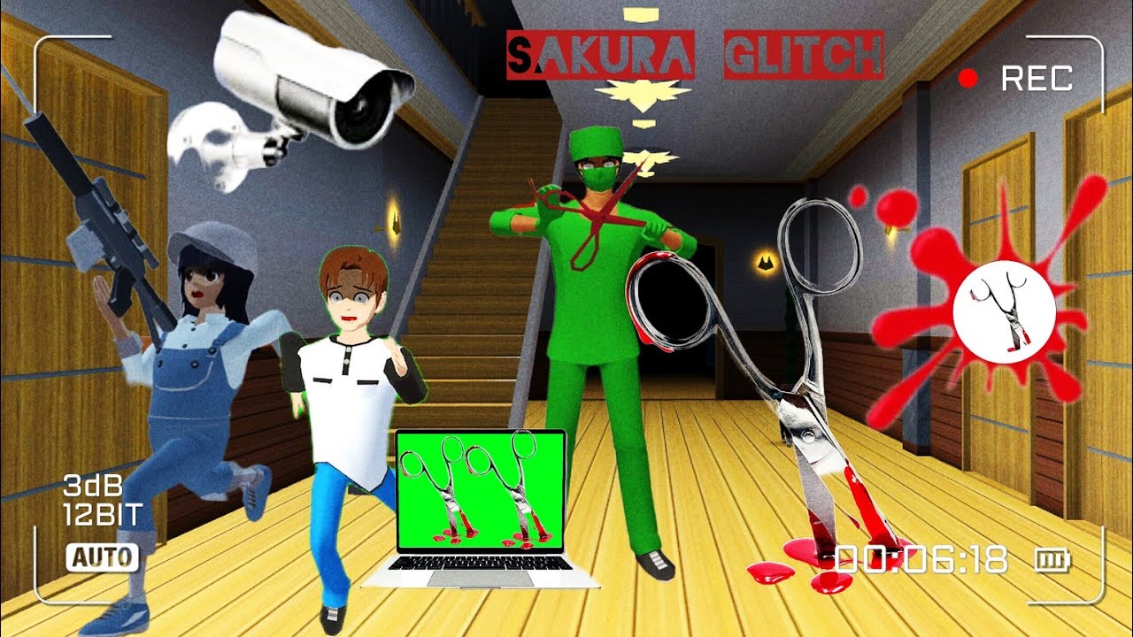 Yuta mio panic after cctv recorded Doctor Uncle 😰😨👺।। Sakura School Simulator 