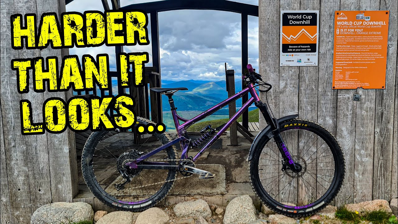 Fort William World Cup Track - A Realistic Run...
