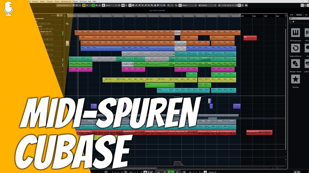 Cubase 10.5 - MIDI Tutorial Deutsch | Bunemusic