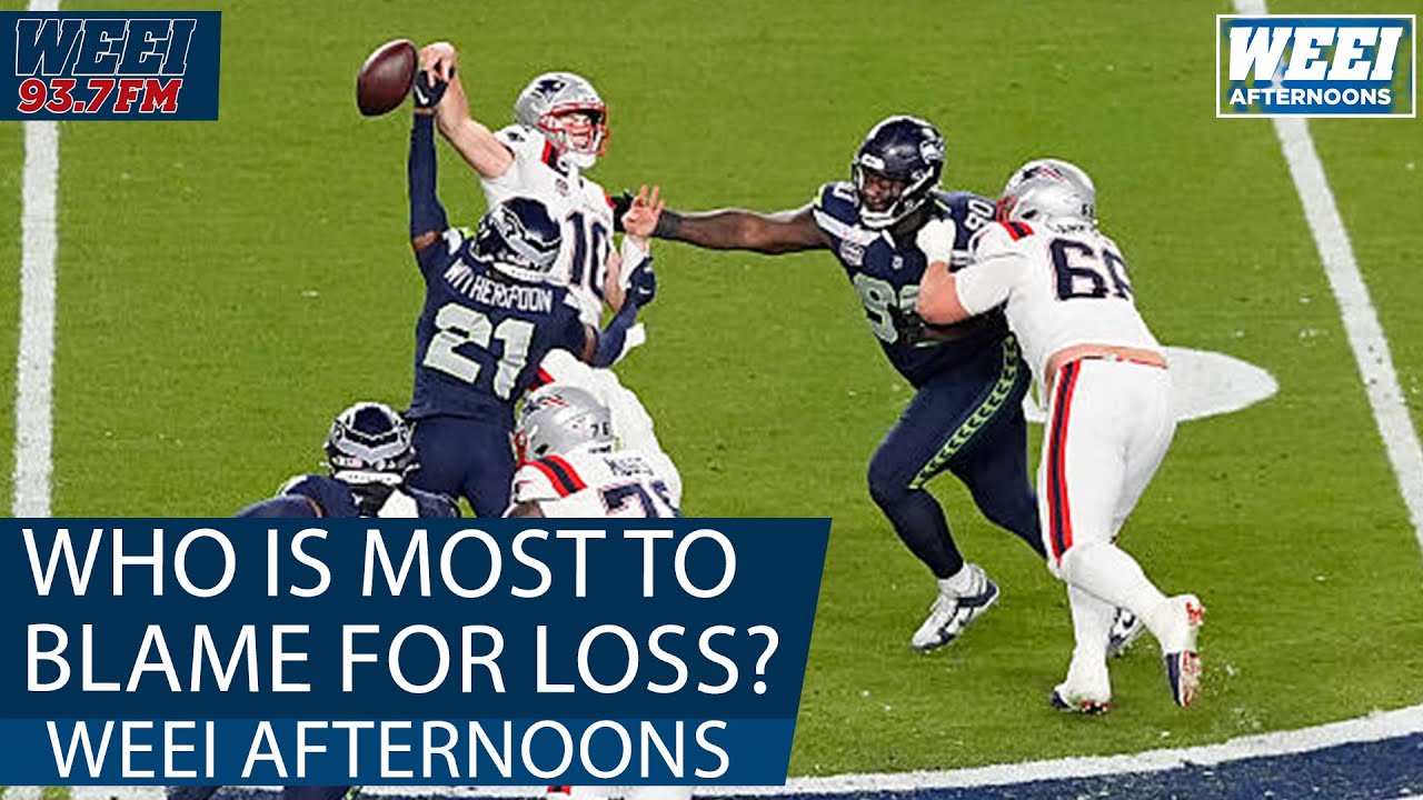The Patriots offensive line gave the Patriots no chance in the Super Bowl | WEEI Afternoons
