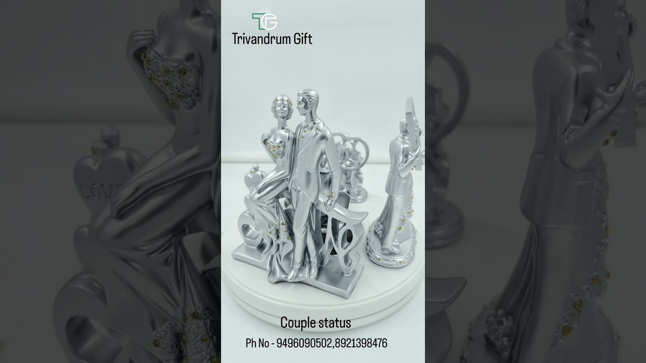 Best Wedding Anniversary Gift Ideas | Silver Couple Statues 🎁​