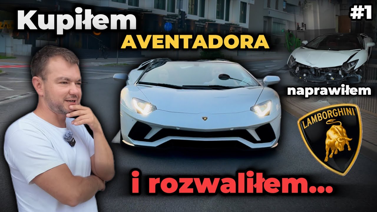 To Lambo To Jakiś ŻART... Kolejna Kraksa 😡 Lamborghini Aventador S #1