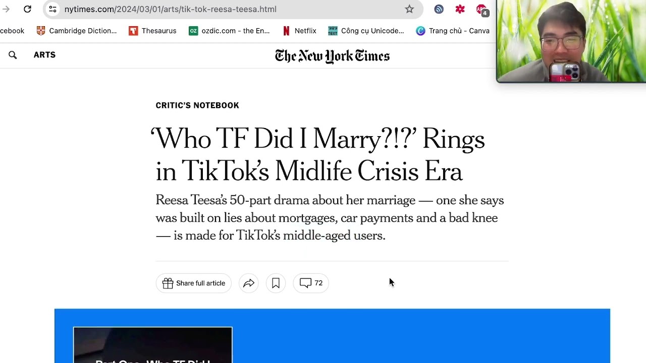 [Báo band 8+] Số 1: Who TF did I marry | IELTS Nghĩa Phan