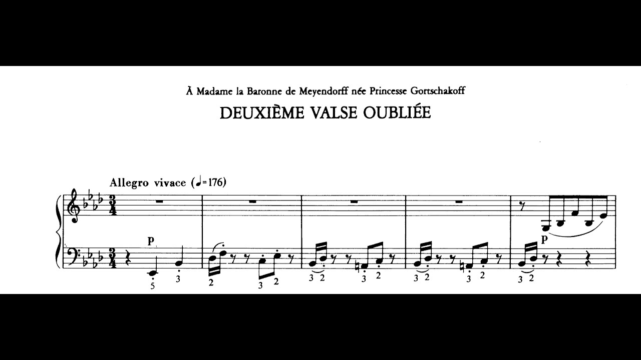 Liszt - Valse Oubliée, No. 2 in A flat major, S. 215 [Richter]