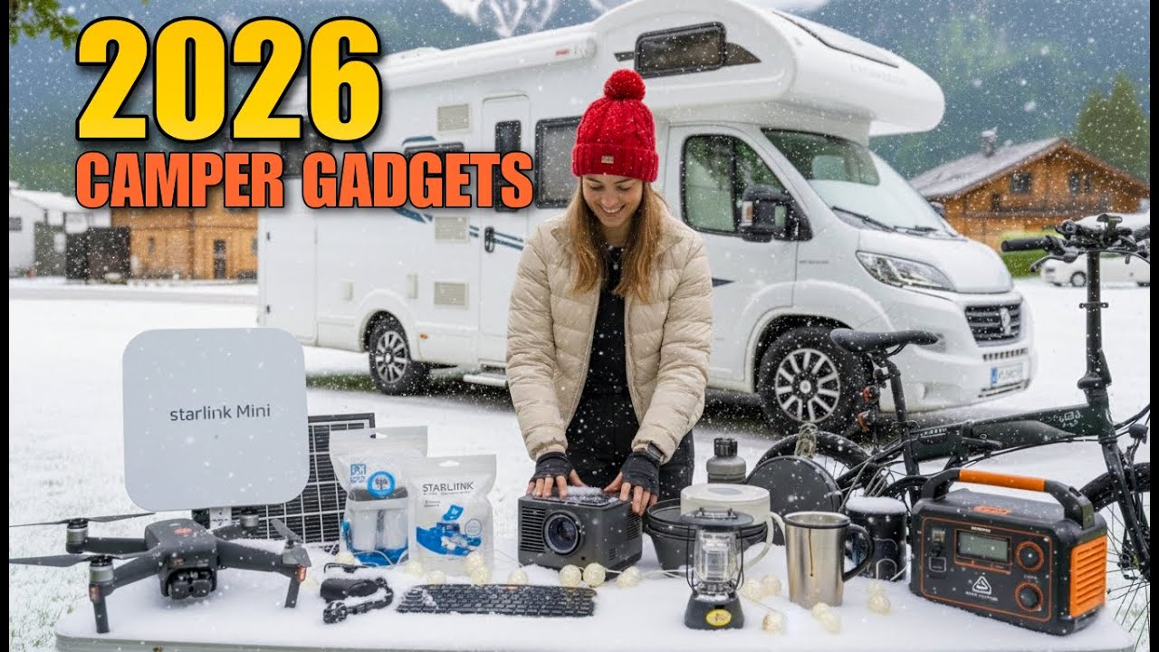 10 Must-Have Campervan Gadgets for 2026 ⚡ RV & Motorhome Essentials You&rsquo;ll Use Daily