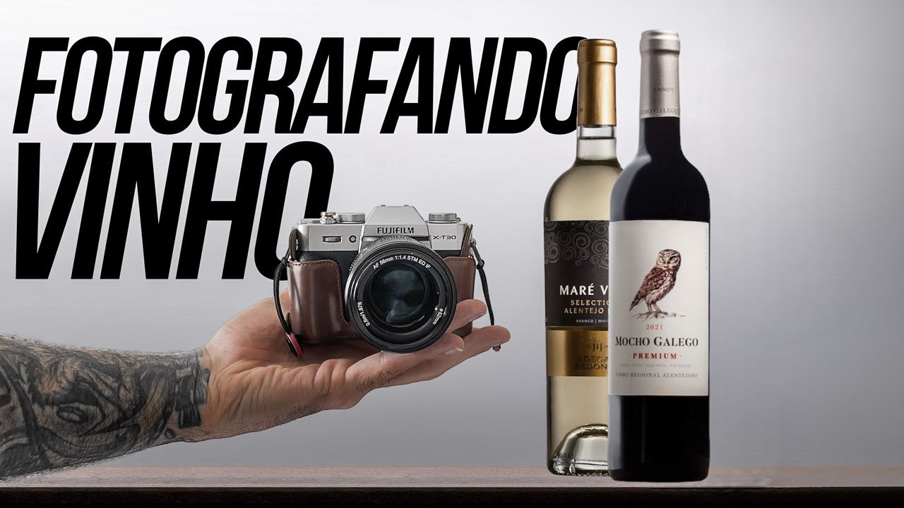 Como Fotografar Garrafas de Vinho com a Fujifilm X-T30 e Flash Remoto