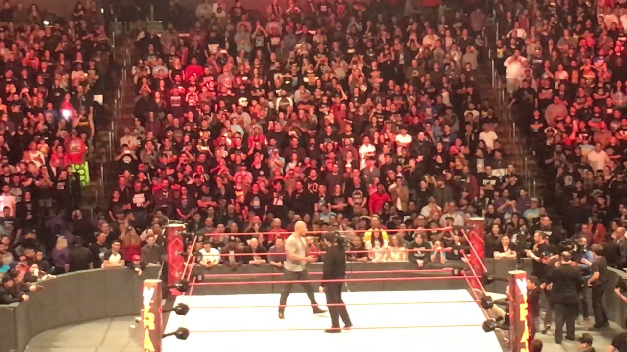 The Rock Calls CM Punk After Raw Goes Off The Air Live! 2/20/17 (part 1)