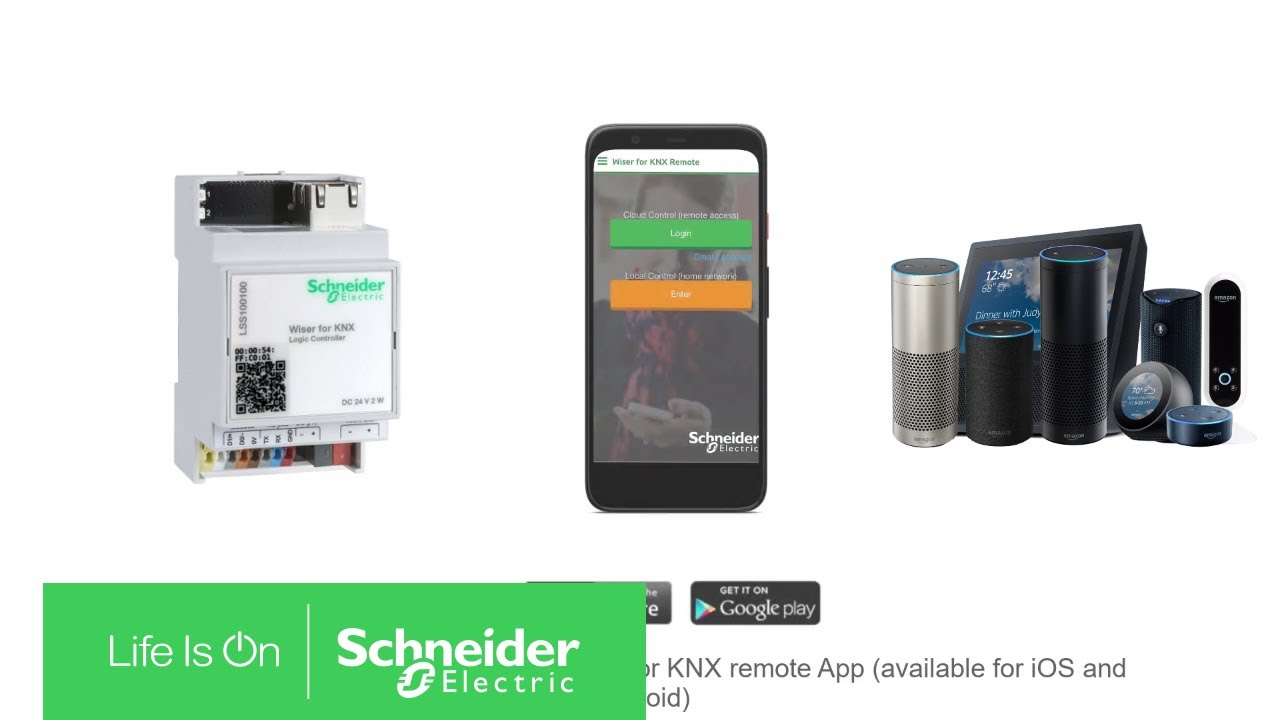 Alexa Voice Control Integration in Wiser for KNX | Schneider Electric