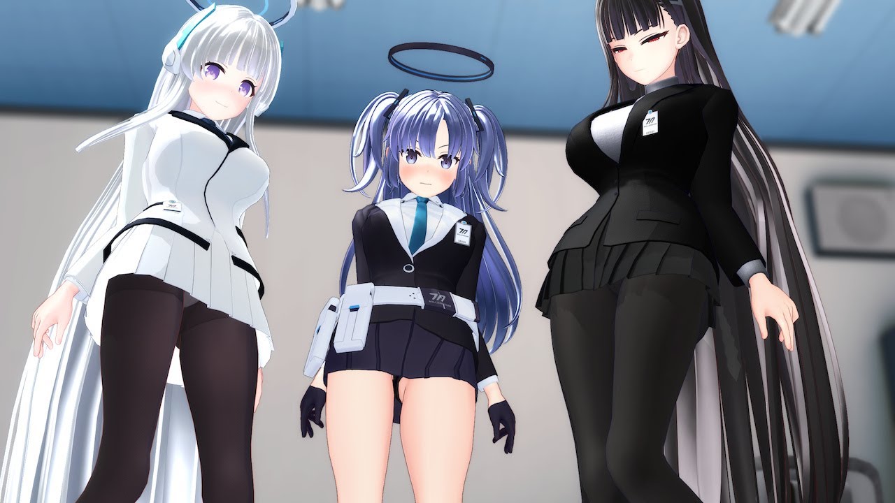 【Blue Archive】Yuuka＆Noa＆Rio「Ghost Dance」【ブルアカ MMD ユウカ ノア リオ】