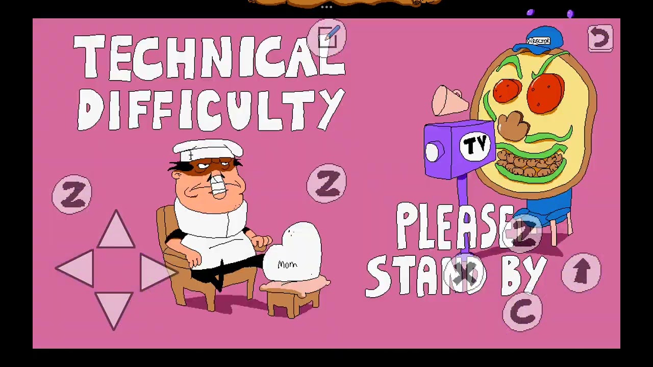 Playing pizza tower mobile as the noise