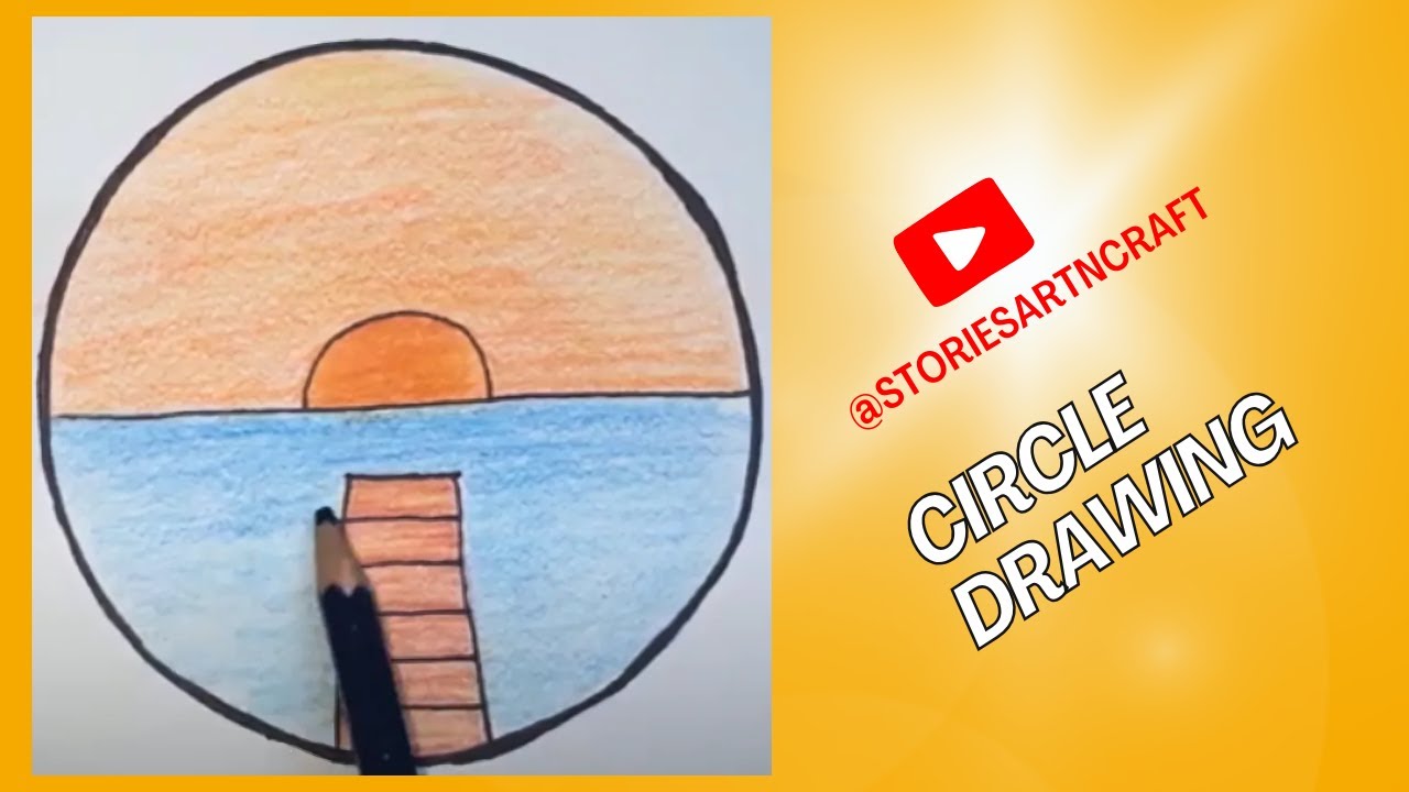Circle canvas painting ideas | circle photo | circle drawing | circle drawing easy #viral #trending