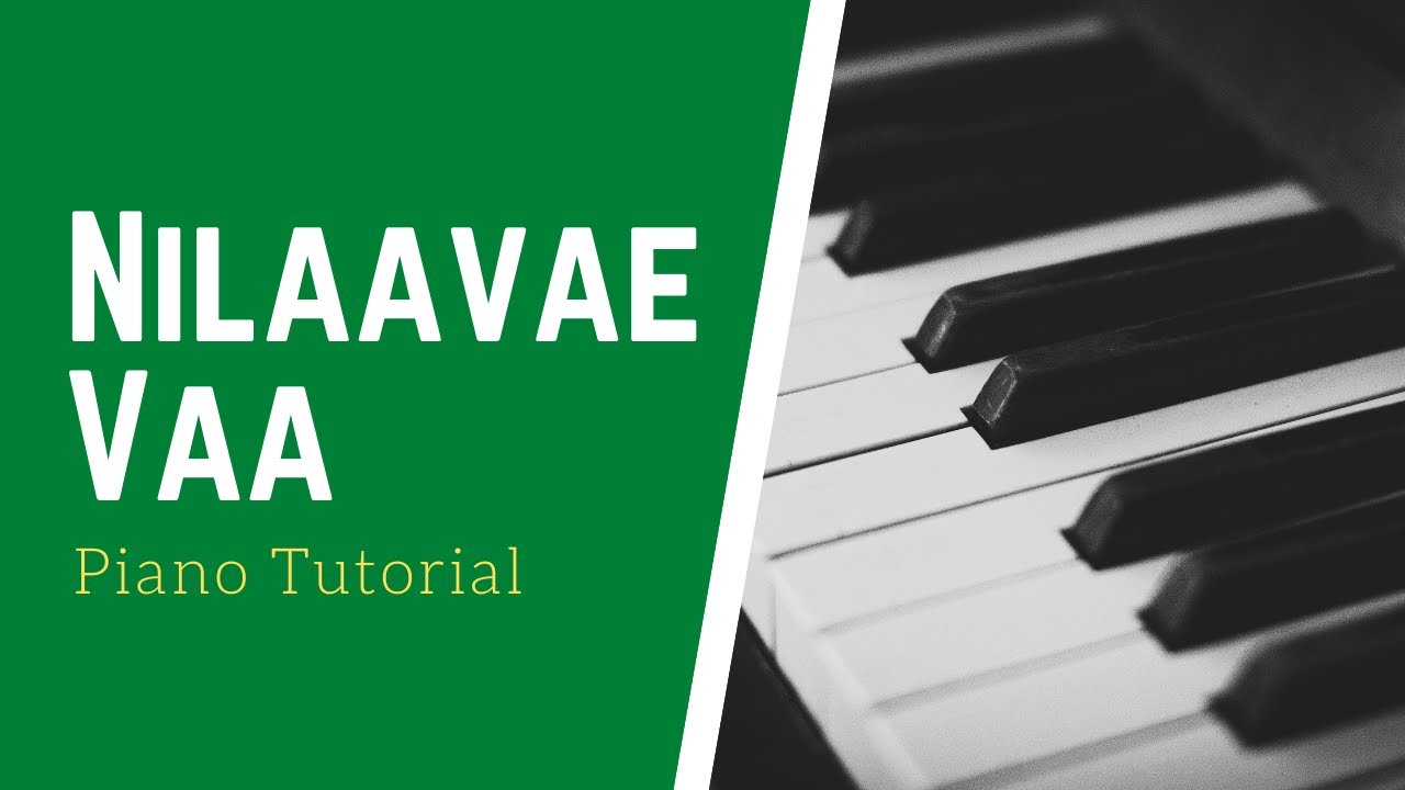 Nilaavae Vaa Sellathe Vaa | Ilayaraja | SPB | PIANO TUTORIAL