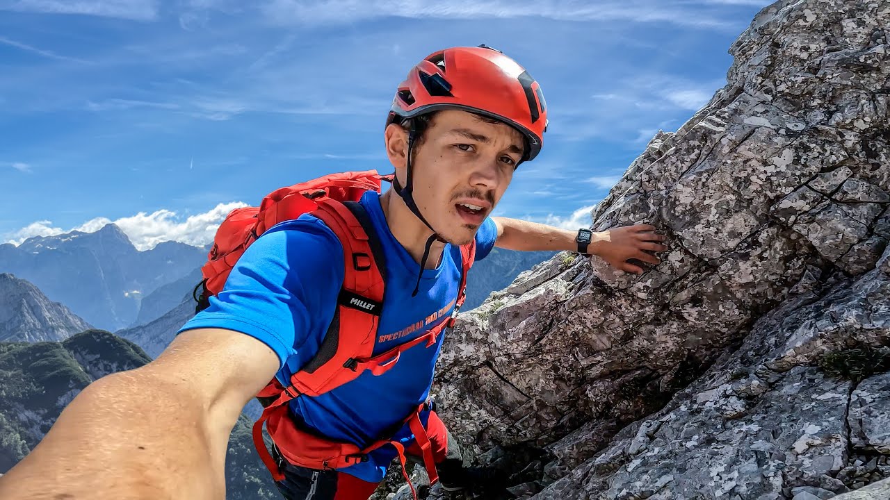 Solo Climbing The Italian Crown Peaks