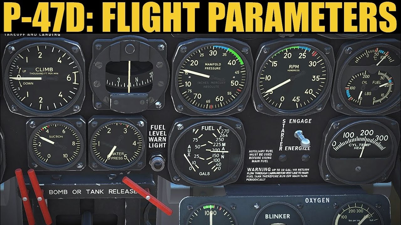 P-47D Thunderbolt: Takeoff, Climb, Cruise & Dive Restrictions Tutorial | DCS WORLD