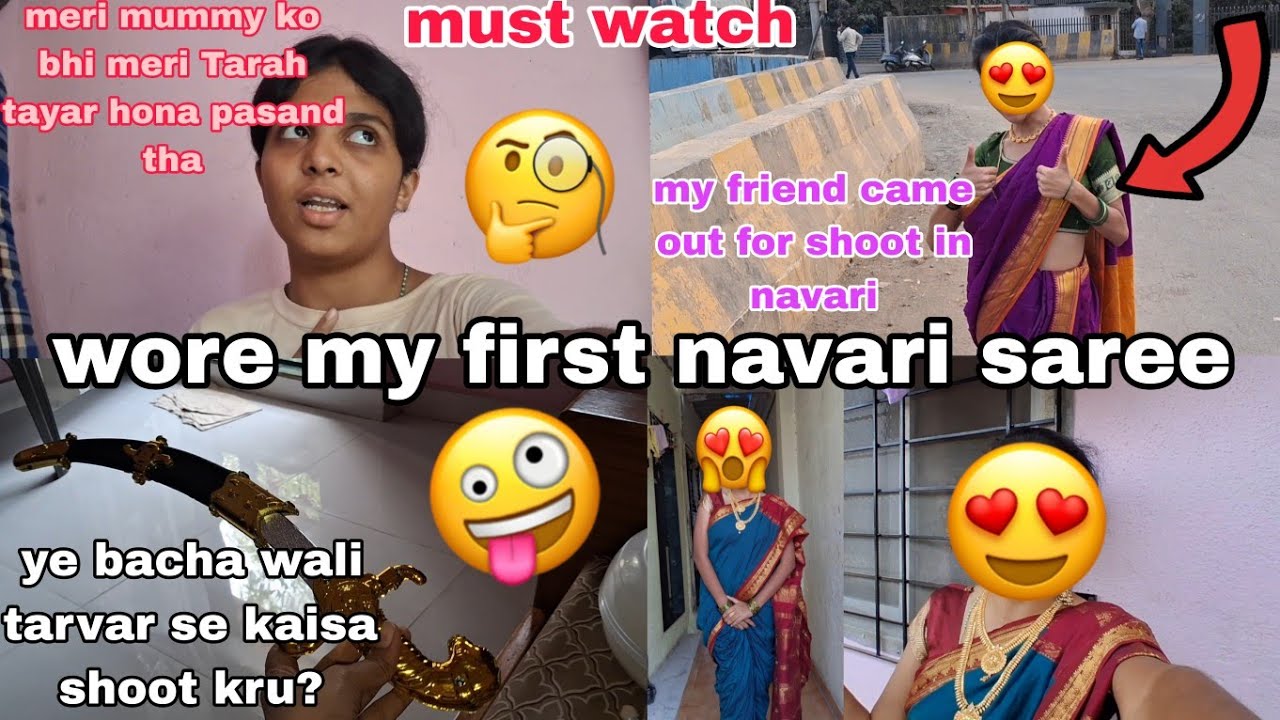 Maina pehna navari saree😭for the very first time!! Humara yha hua Shivjayanti celebration 🙇‍♂️🧡🙏