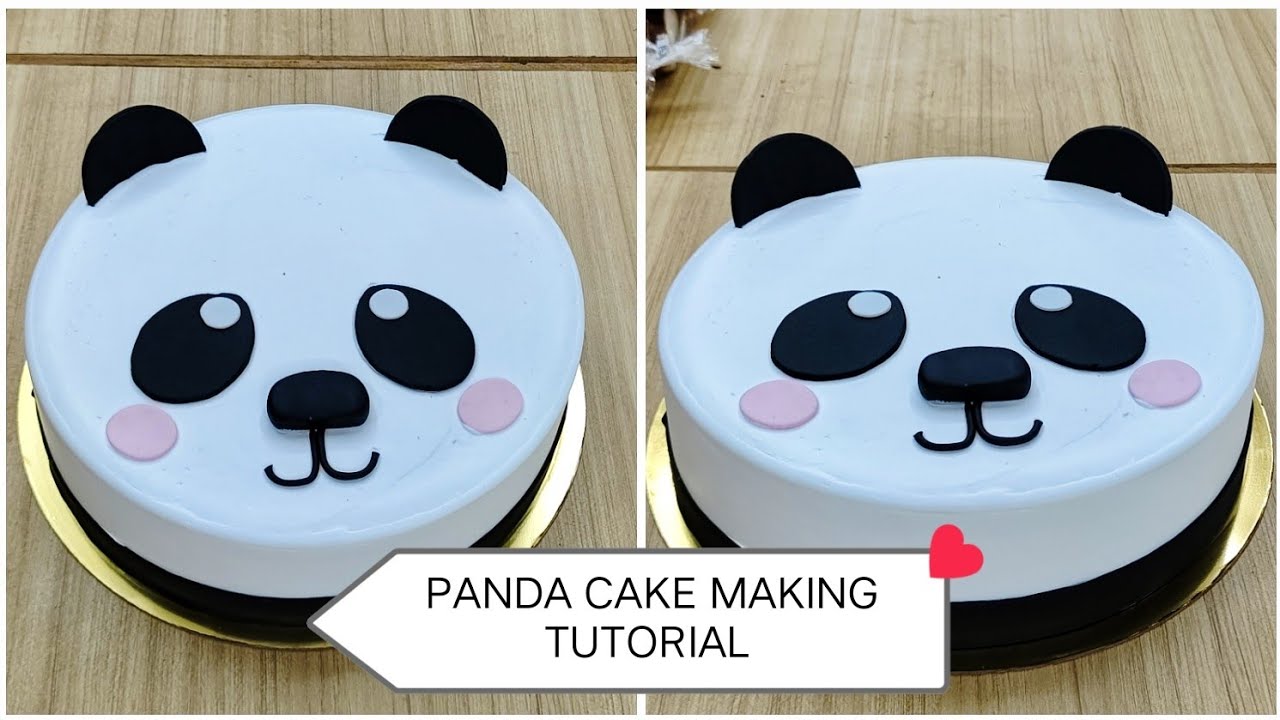 Panda Cake Decorating Ideas | Step By Step Panda Cake Making Tutorial | Munna Chef