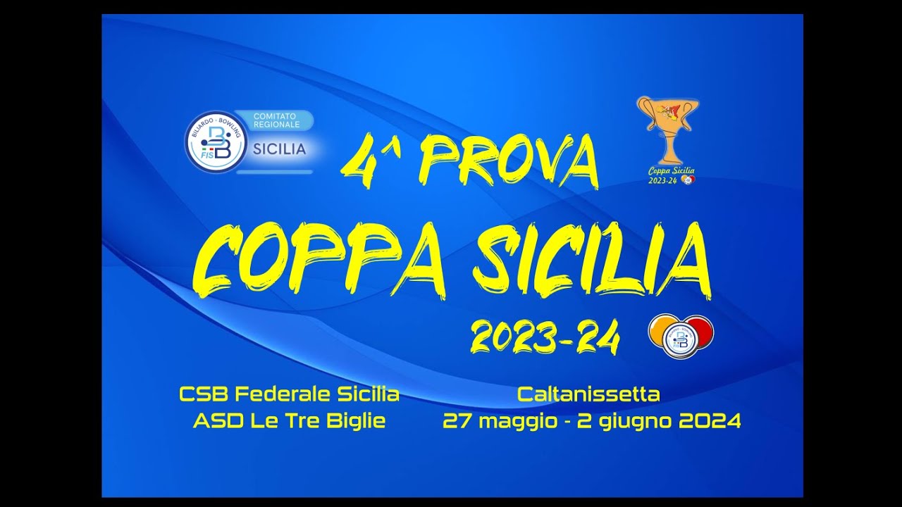 4^ PROVA COPPA SICILIA 2023/24 - Farieri Salvatore VS Lo Bartolo Giuseppe
