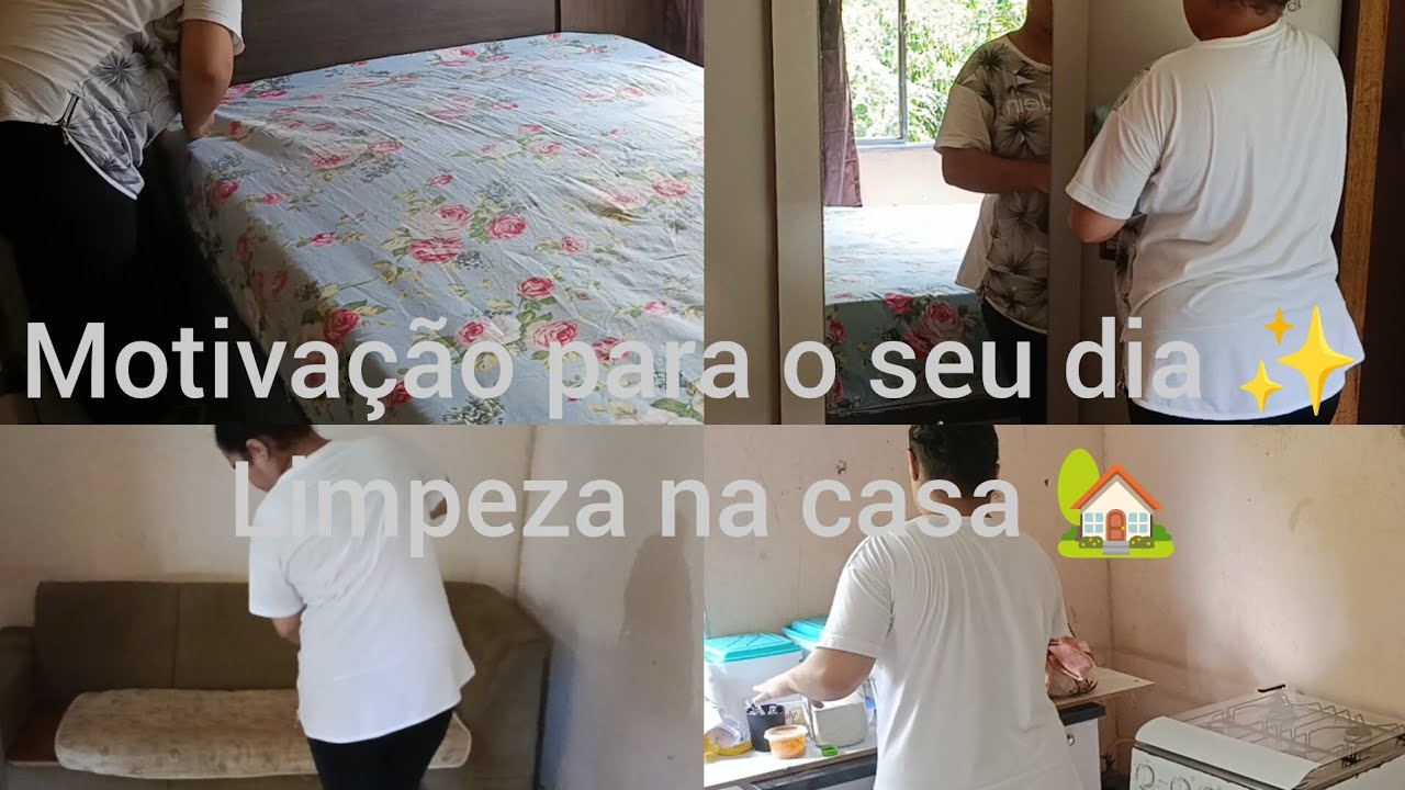 Motivação para o seu dia ✨, limpeza da casa e organização 🏡