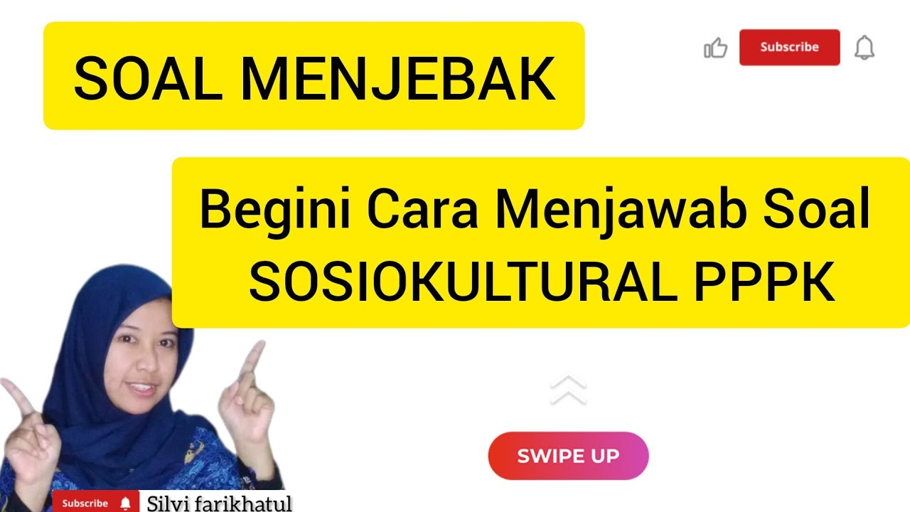 CARA MENJAWAB SOAL SOSIOKULTURAL PPPK