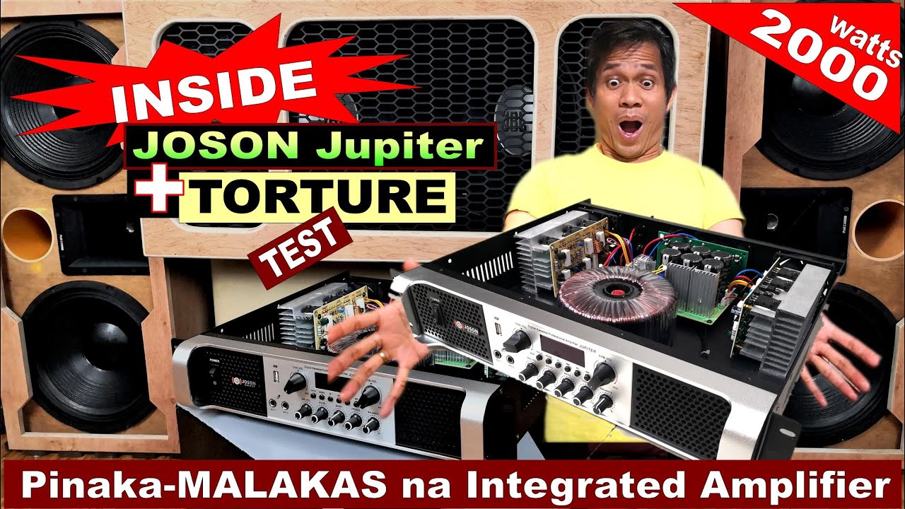 INSIDE Joson Jupiter + TORTURE test on 2,400 watts 😱😱😱 Speaker | Most Powerful Integrated Amplifier