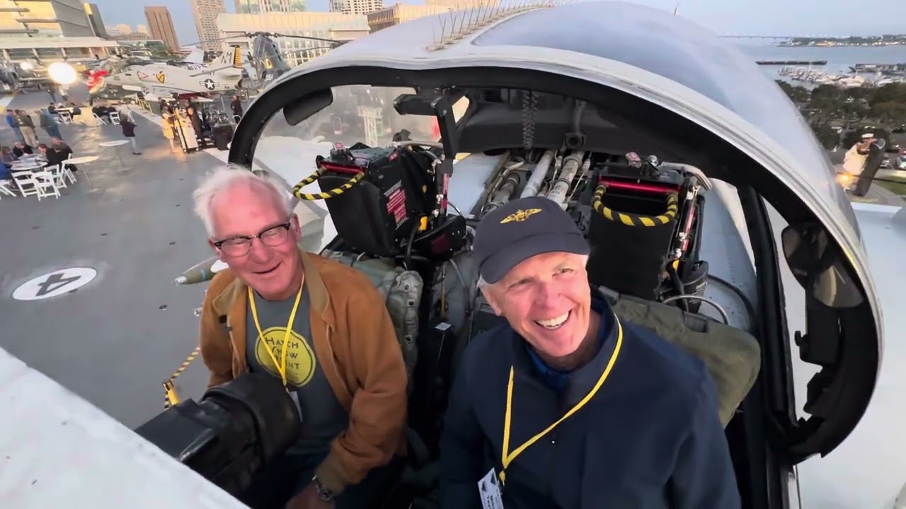 Sitting in an A6 Intruder “brings back a lot of memories”