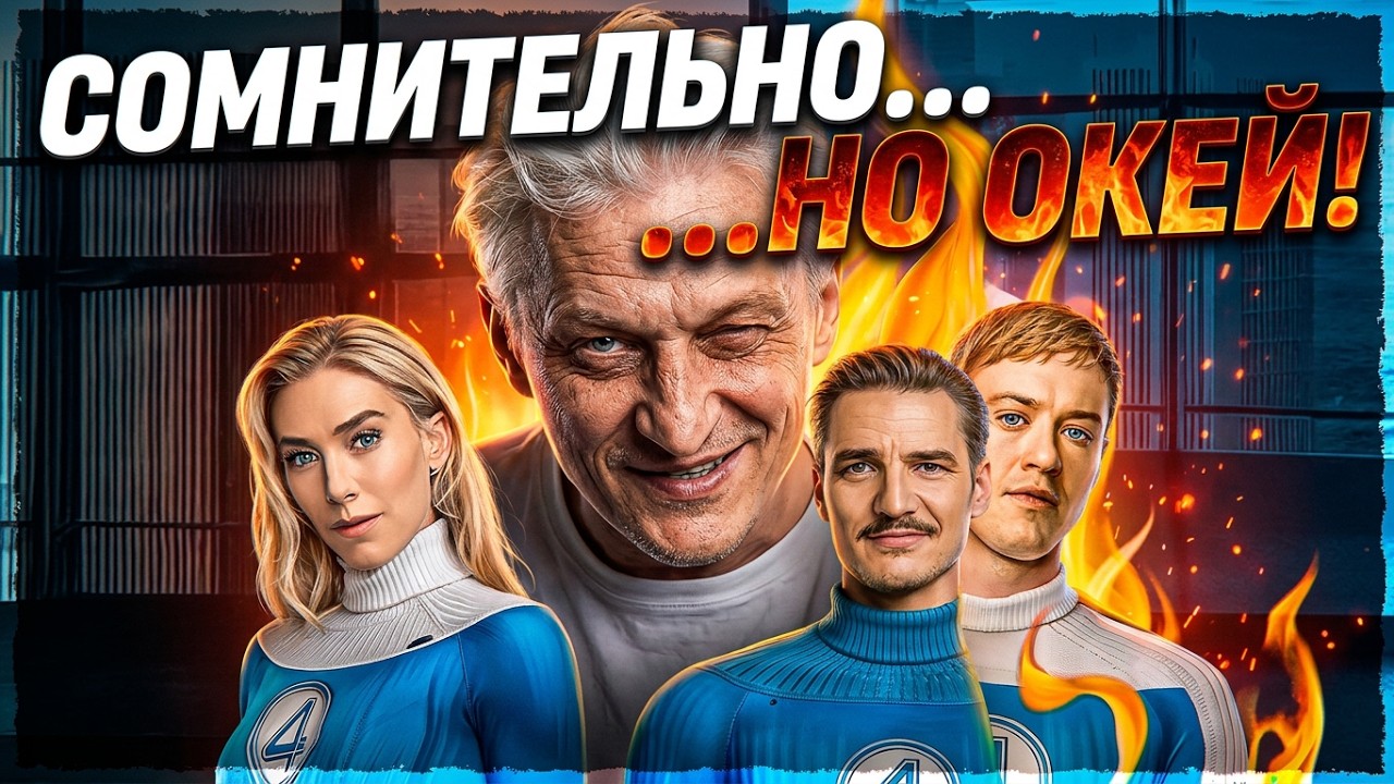 ФАНТАСТИЧЕСКАЯ ЧЕТВЕРКА 2025 (СКУЧНО И ГЛУПО?) ТРЕШ ОБЗОР #трешобзор #обзор
