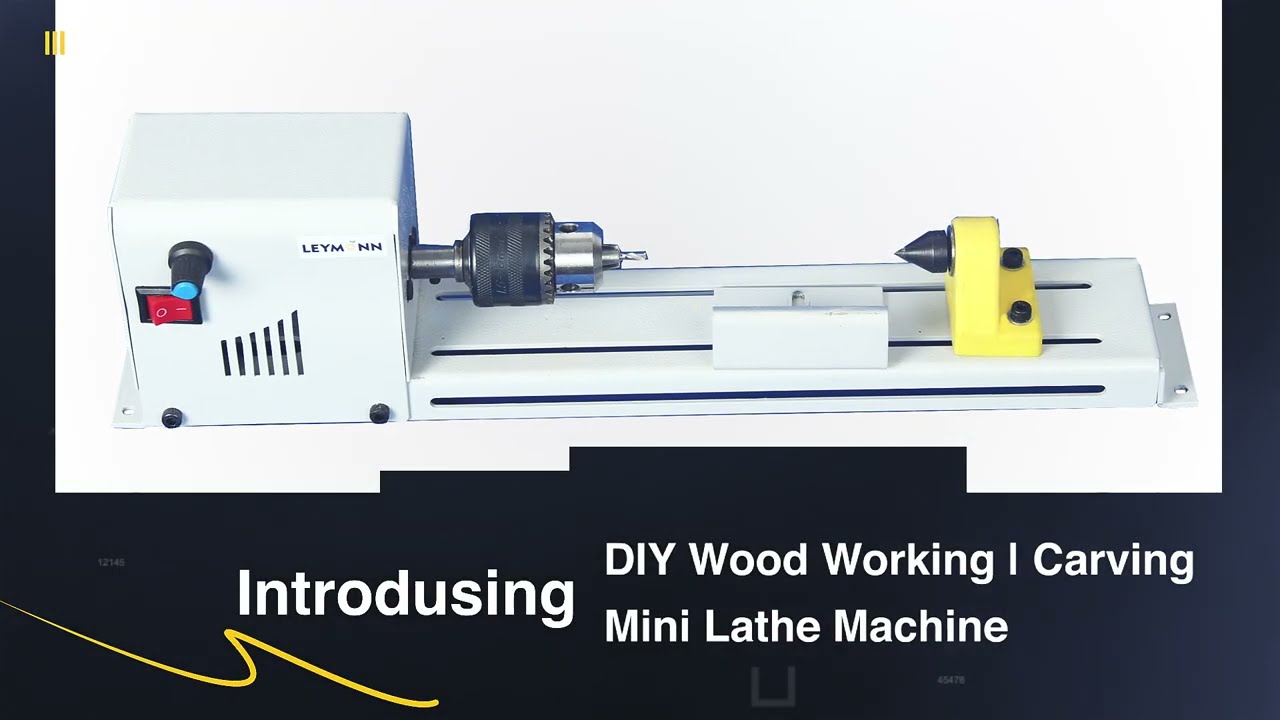 LEYMONN Mini Lathe ADV Promo | Beads Polisher Machine | DIY Woodworking Wood Cutting Tool