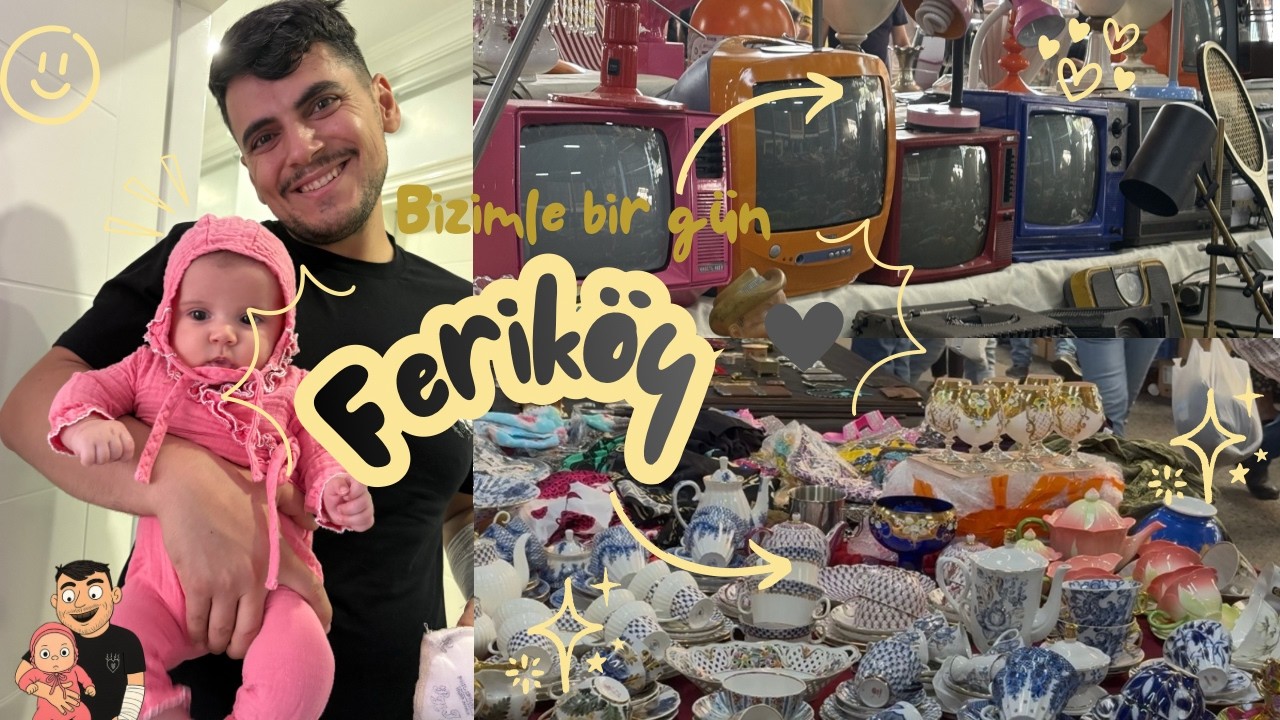 Feriköy Antika Pazarı geziyoruz/mini gezi 🕰️