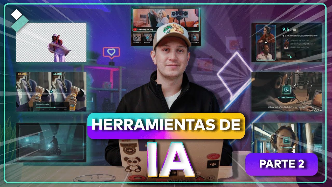 7 Funciones de IA que Revolucionarán tu Edición de Videos Ep 17. | Filmora [Curso Principiantes]