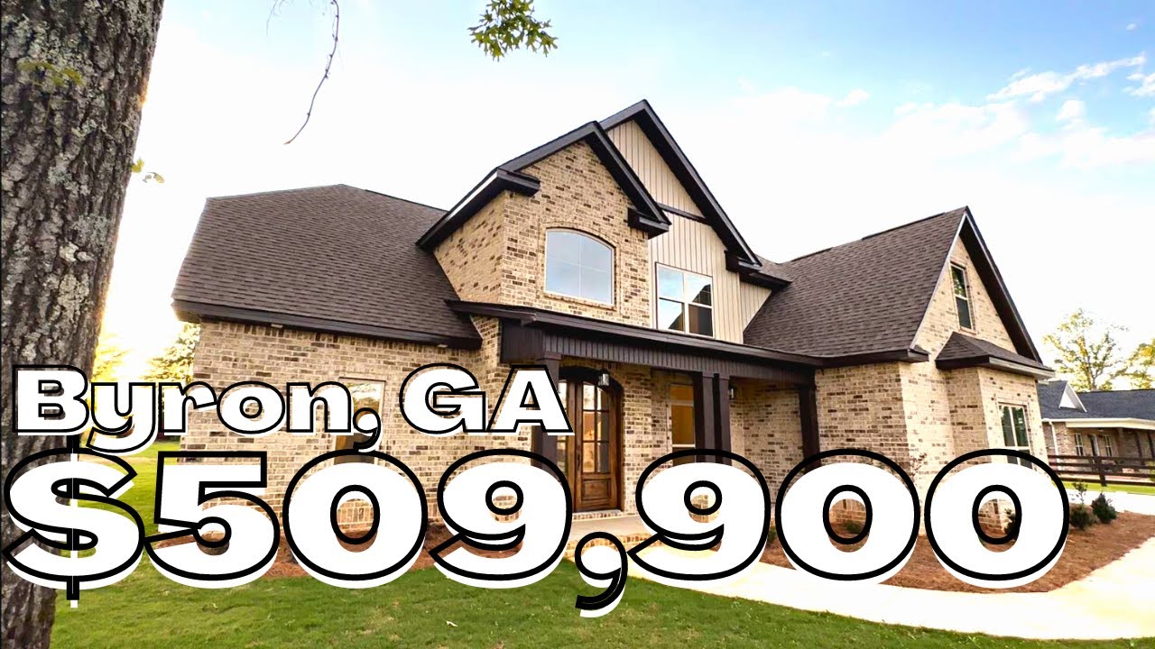Exclusive First Look: $509,900 New Construction Home in Byron GA!
