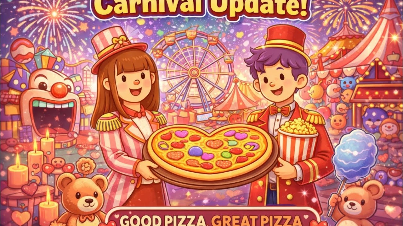 Carnival decor | Good Pizza Great Pizza| 🍕😋