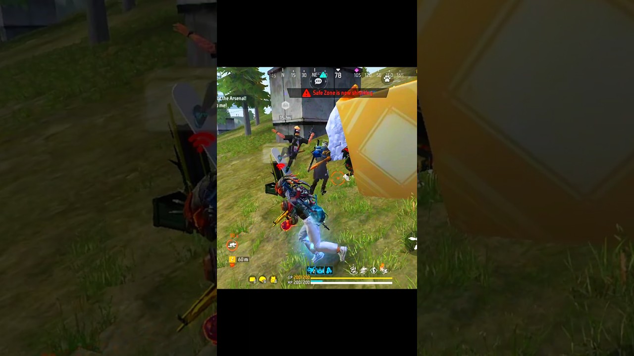 🧐🤣1v4 Situation marana adi 🤩😂 #freefire #freefireshorts #funny #ff #ffviral #garenafreefire #ffmax