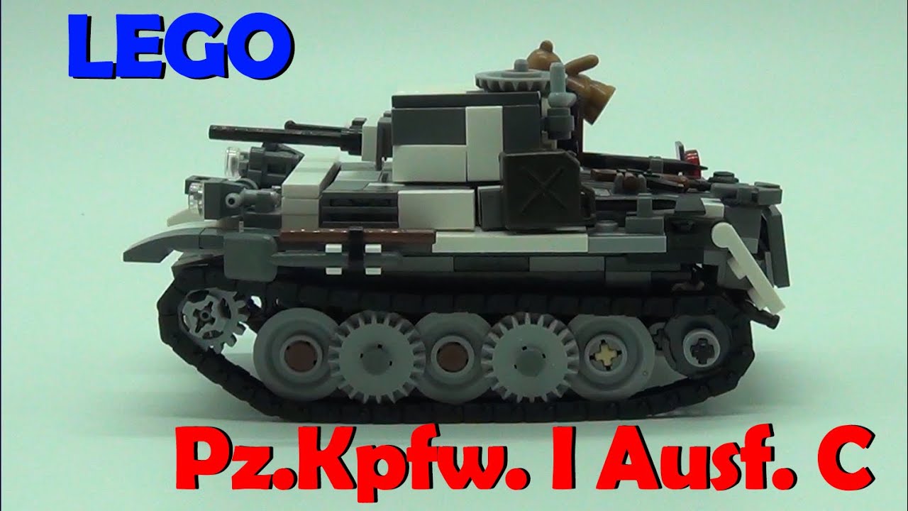 LEGO Pz. I C [Lego Tank MOC] (reuploaded)