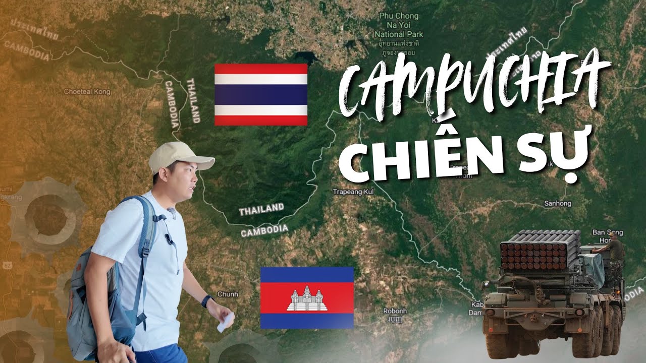 Bắt gặp cuộc sống giữa vùng chiến sự Campuchia gần biên giới Thái Lan I Phong Bụi