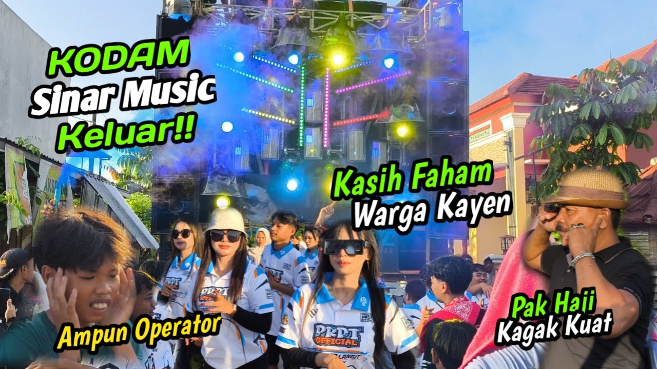 KODAM SINAR MUSIC Keluar ❗Kasih Faham Warga Kayen, Pak Haji Ampun-Ampun