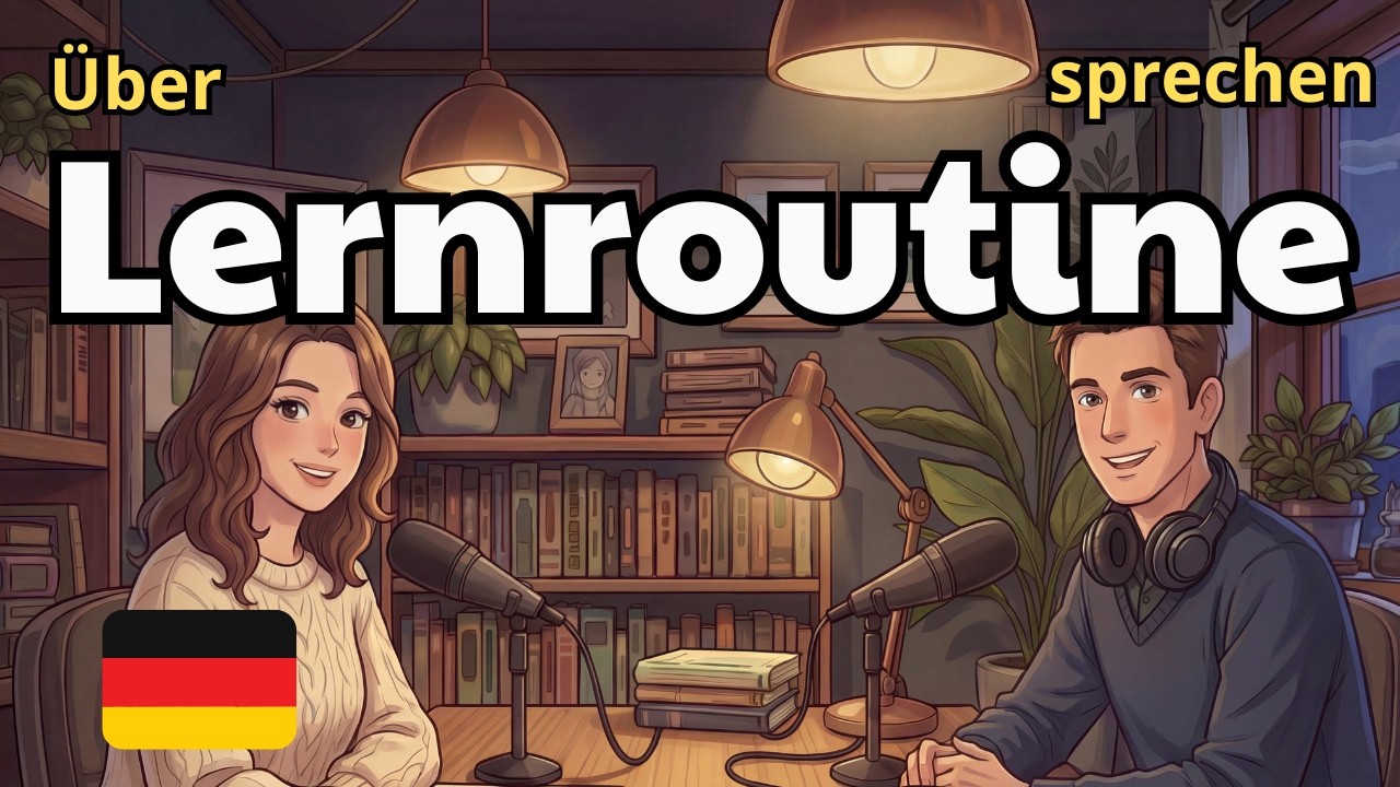 How to Talk About Study Routine in German | Easy German Podcast