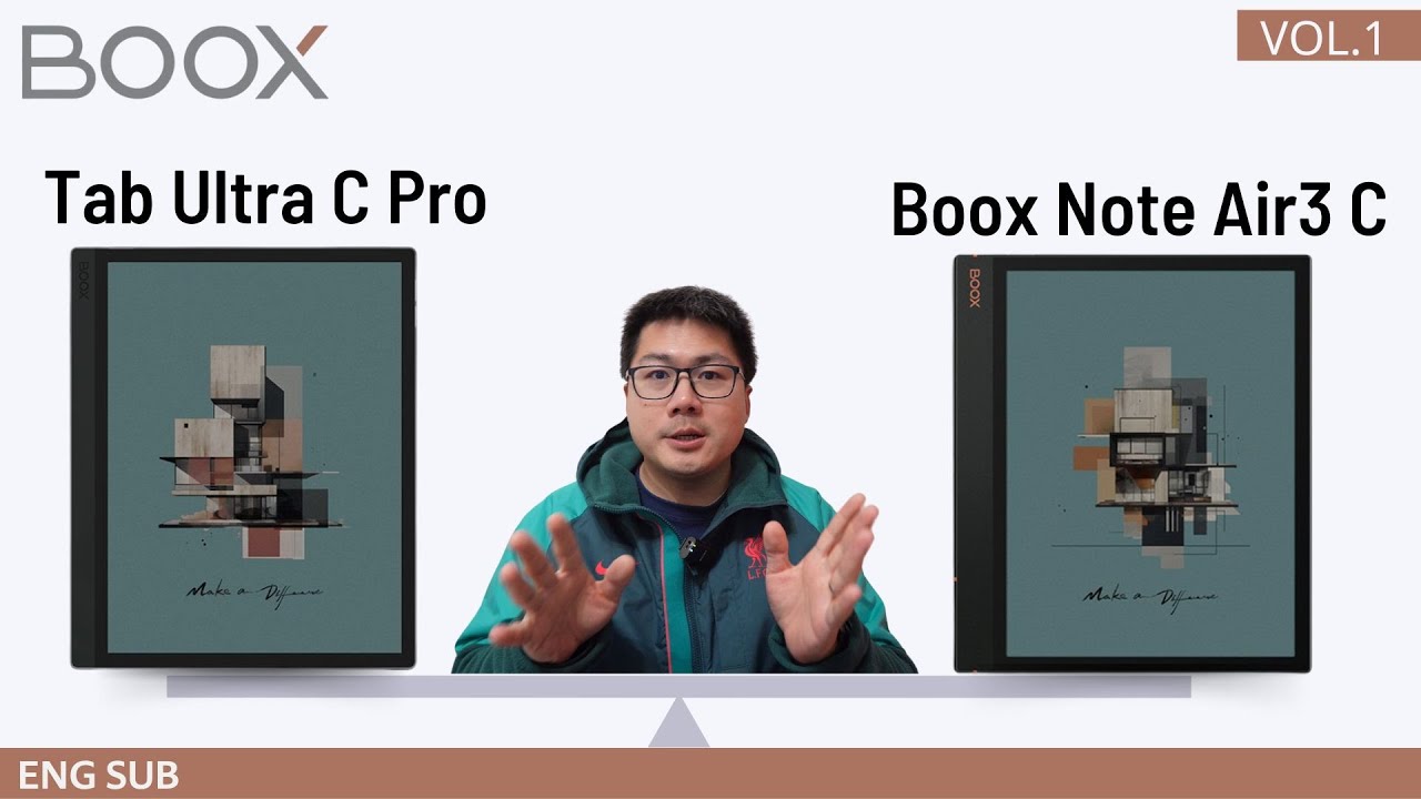 （寧心舍評測）文石Boox Note Air3 C及Tab Ultra C Pro，來比一比吧！（VOL.1）（w/ENG SUB）