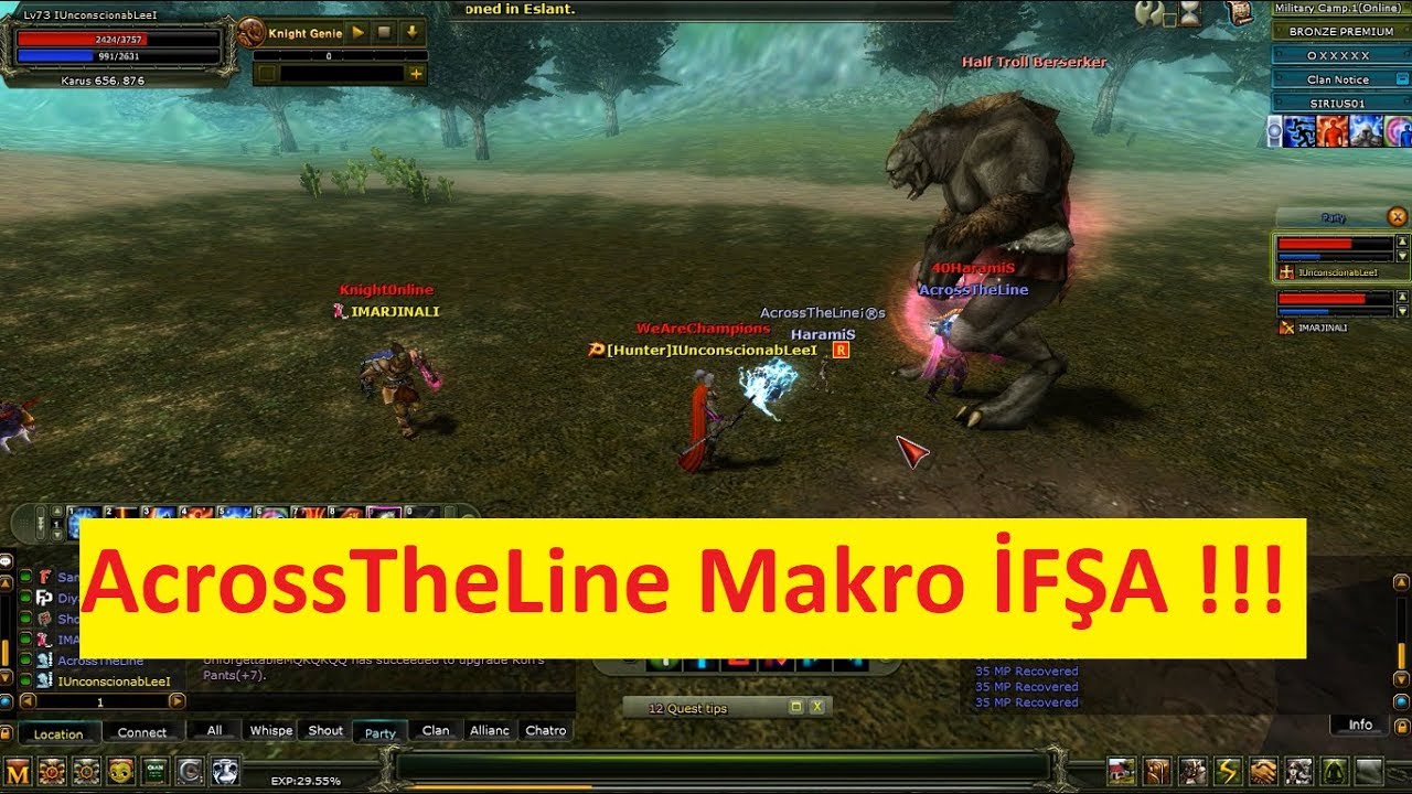 Knight Online Sirius 1 Camp 1 